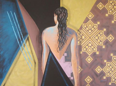 Femme en V